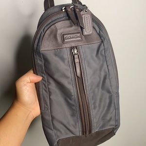 Coach single shoulder backpack.